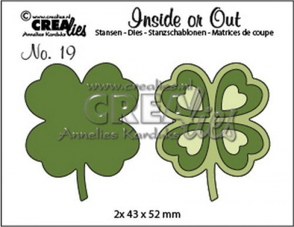 Inside or Out Lucky Clover, Stanze - Crealies